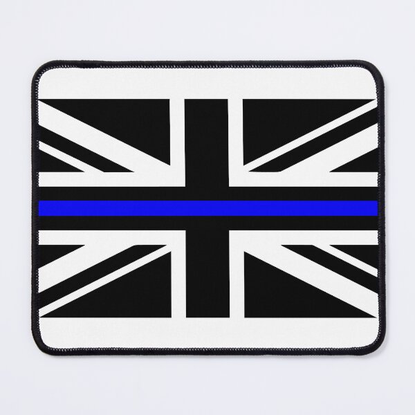 Item preview, Union Jack Flag - Thin Blue Line designed and sold by bunbun369.