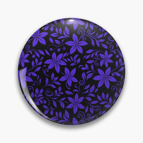 Item preview, Purple and Black Flowers designed and sold by Dawne's Designs.