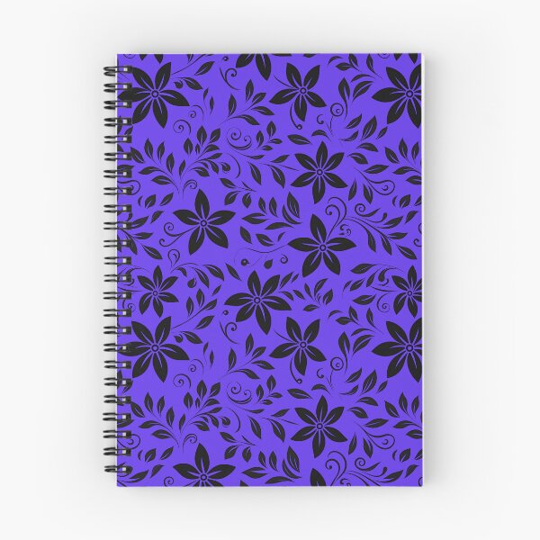 Item preview, Black and Purple Flowers designed and sold by Dawne's Designs.