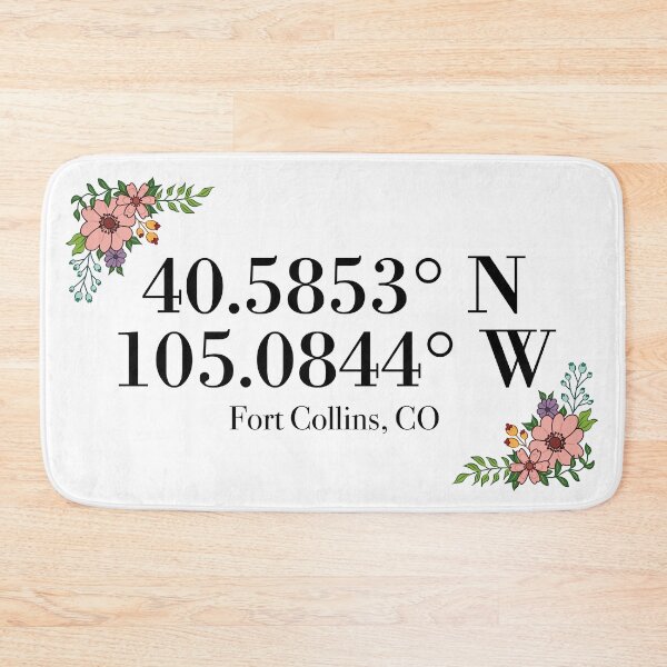 Item preview, Fort Collins, CO Coordinates designed and sold by mynameisliana.
