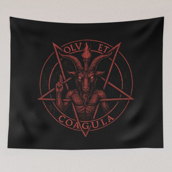 Item preview, demonic pentagram with baphomet designed and sold by optimusprime39.
