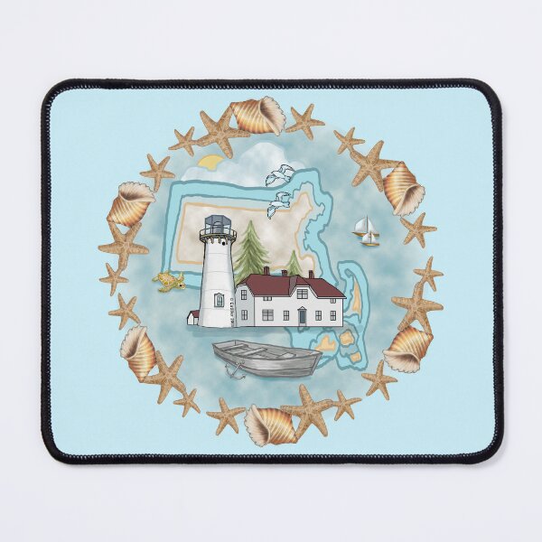 Item preview, Shells Massachusetts Lighthouse designed and sold by artmuvz.