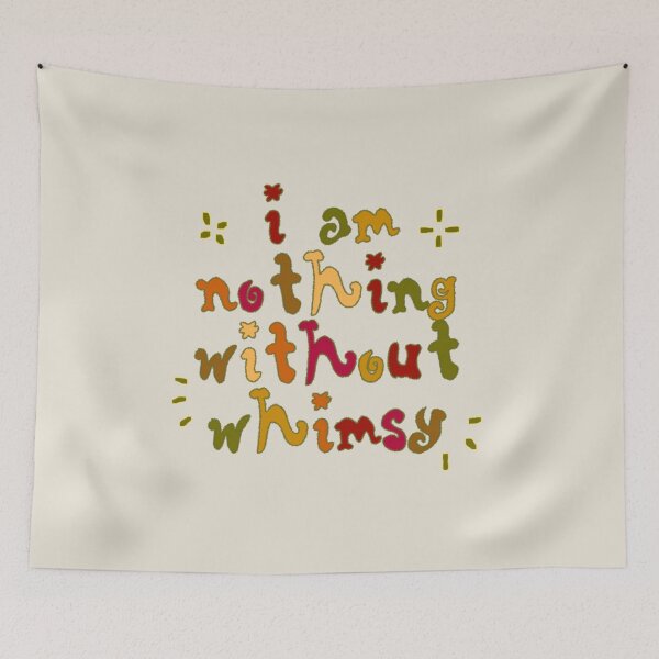 Item preview, i am nothing without whimsy twee whimsical girl shirt designed and sold by Kyna Arts.