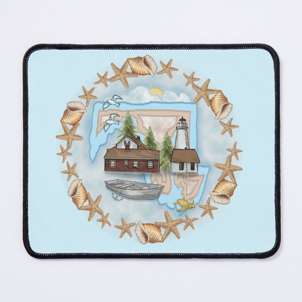 Item preview, Shells Maryland Lighthouse designed and sold by artmuvz.