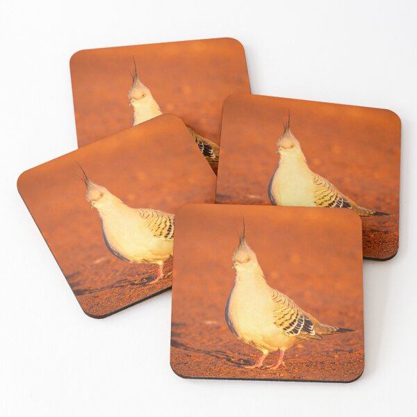 Item preview, Crested Pigeon in the Red Dirt of the Pilbara Region designed and sold by Images by Chris de Blank.