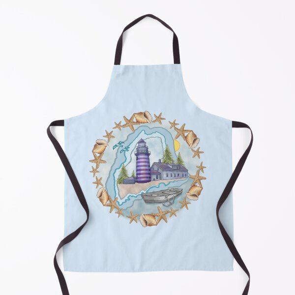 Item preview, Shells Maine Lighthouse designed and sold by artmuvz.
