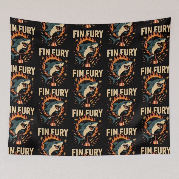 Item preview, Fin Fury – Fire-Powered Shark Attack designed and sold by Taans-Creation.