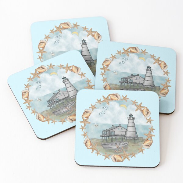 Item preview, Shells Louisiana Lighthouse designed and sold by artmuvz.