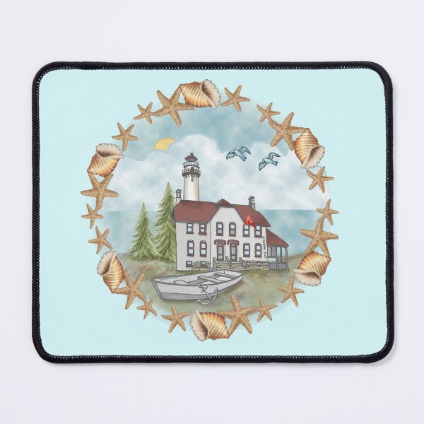 Item preview, Shells Illinois Lighthouse designed and sold by artmuvz.