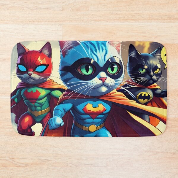 Item preview, Super Meow – Hero Cats in Action designed and sold by CrystalCove11.