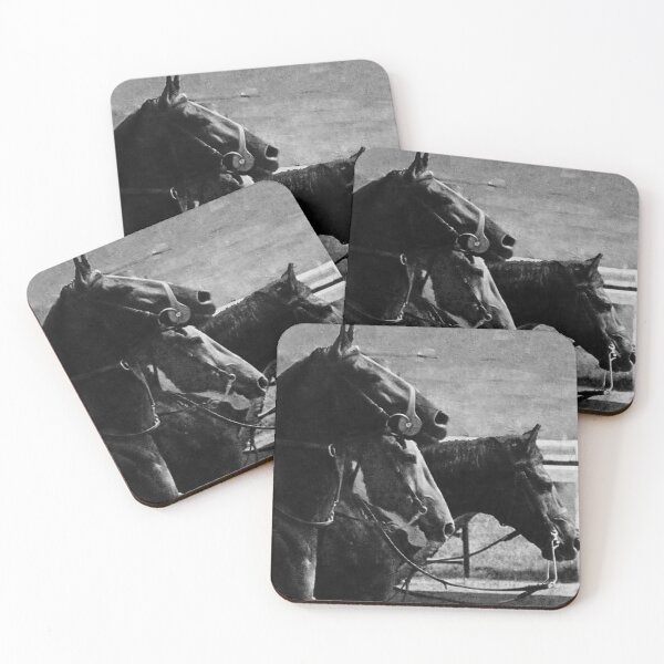Item preview, C2025STEVE YELLOWBEAR FINE ART Three Bits on Three Horses designed and sold by SteveYellowbear.