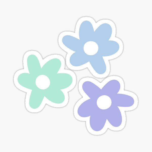 Item preview, cute retro flowers designed and sold by bittersuite.