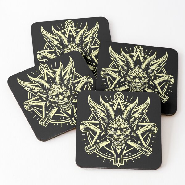 Item preview, Occult Demon Goat Head – Pentagram Sigil Dark Art Design designed and sold by OfficialBDC.