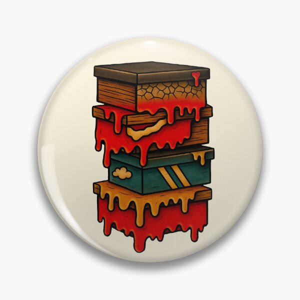 Item preview, “Heat Stack” – Melting Sneaker Box Tower designed and sold by meltydripshop.