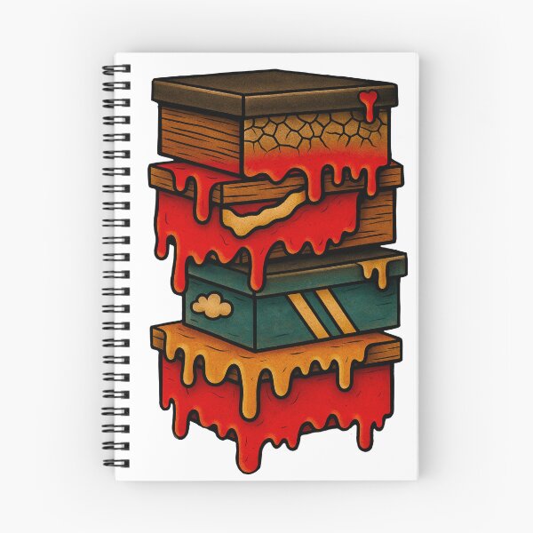 Item preview, “Heat Stack” – Melting Sneaker Box Tower designed and sold by meltydripshop.