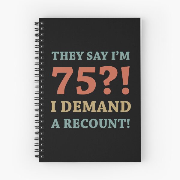 Item preview, 75th Birthday Gag Gift designed and sold by thepixelgarden.