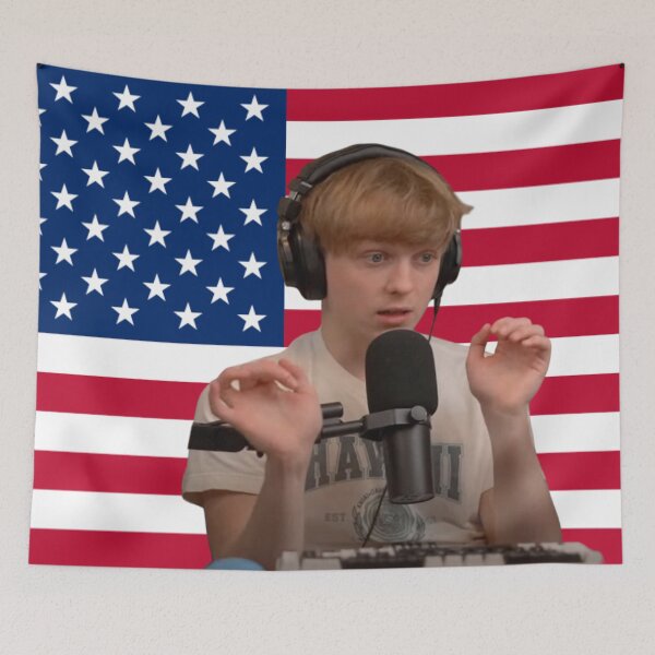 Item preview, Dean Withers American Flag designed and sold by didulikemyart.