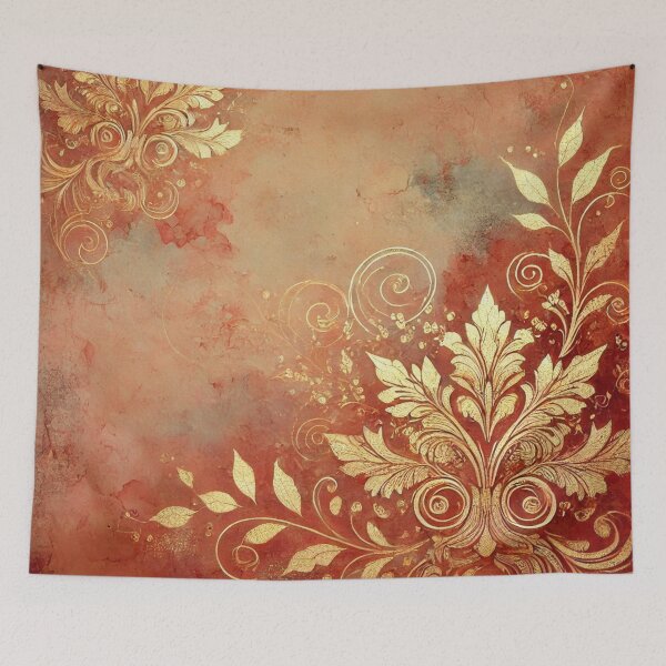 Item preview, Baroque Ember Whirl Abstract Art Collection designed and sold by Dream Bloom Gallery.