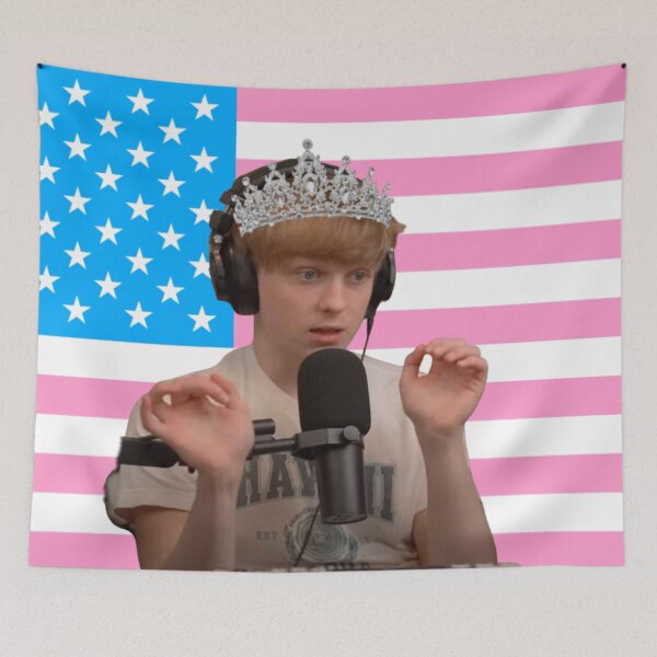 Item preview, Dean Withers Pink American Flag designed and sold by didulikemyart.