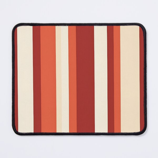 Item preview, Vintage Retro Vertical Stripe Mid Mod Cozy Boho Accent Piece    Red Cream designed and sold by Prints and Lifestyle.