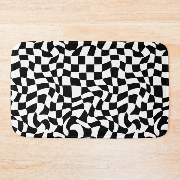 Item preview, Retro Checkered Harlequin Black and White Pattern designed and sold by missdebi27.
