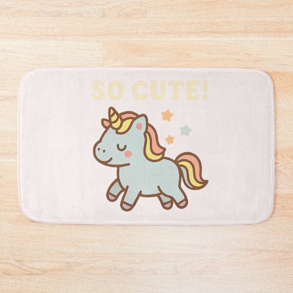 Item preview, Rainbow Unicorn “SO CUTE!” designed and sold by joshaa03.