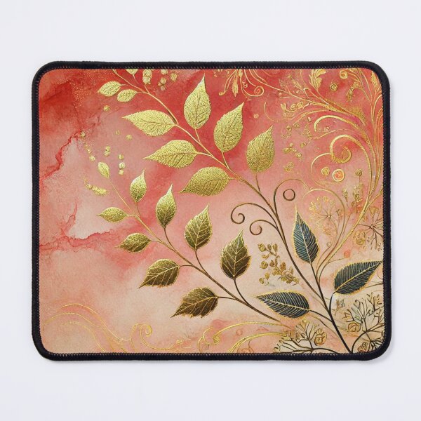 Item preview, Golden Serenade in Blush Abstract Art Collection designed and sold by Oonward2021.