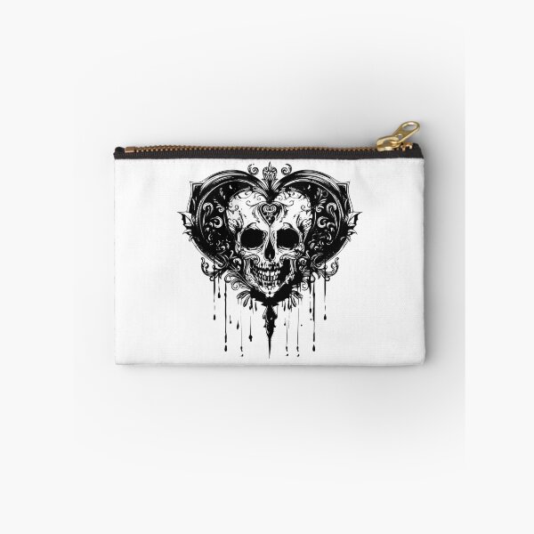 Item preview, Gothic Ornate Skull – Dark Baroque Dripping Skull Art designed and sold by inkoutninja.