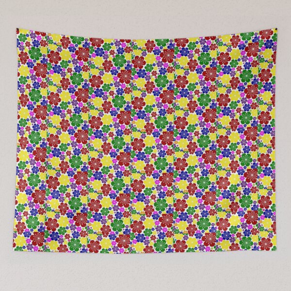 Item preview, colorful flowers designed and sold by pksart1.