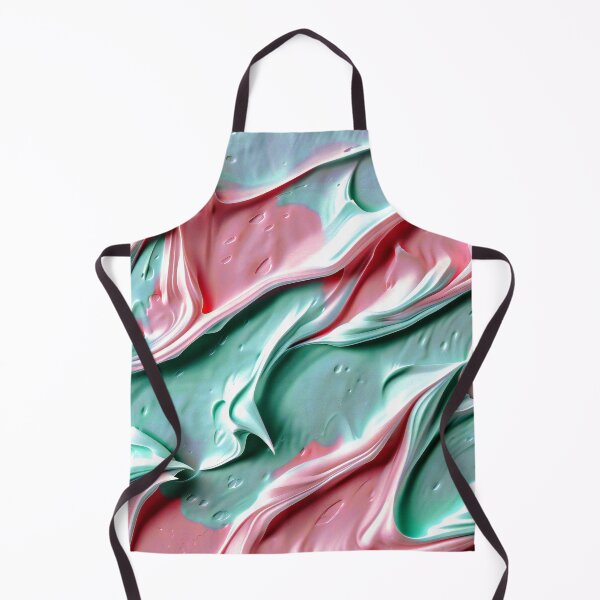 Item preview, Mint Green And Pink Peppermint Cream Abstract Swirls designed and sold by DEC02.
