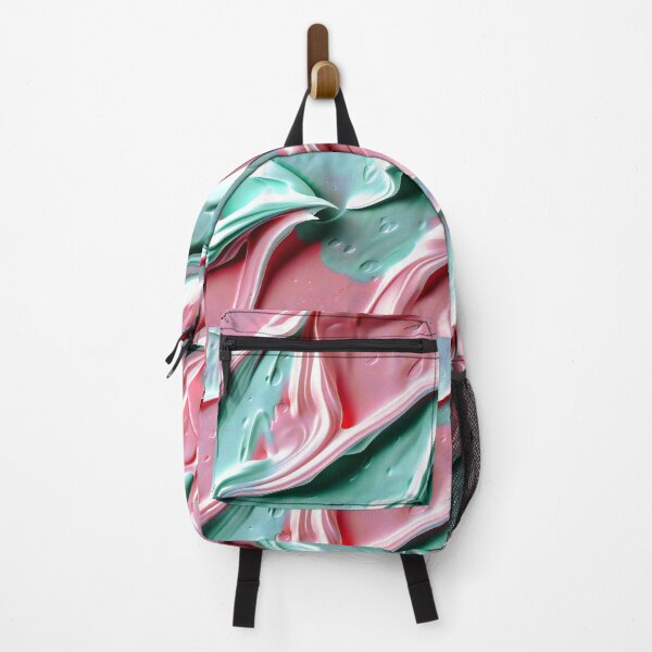 Item preview, Mint Green And Pink Peppermint Cream Abstract Swirls designed and sold by DEC02.