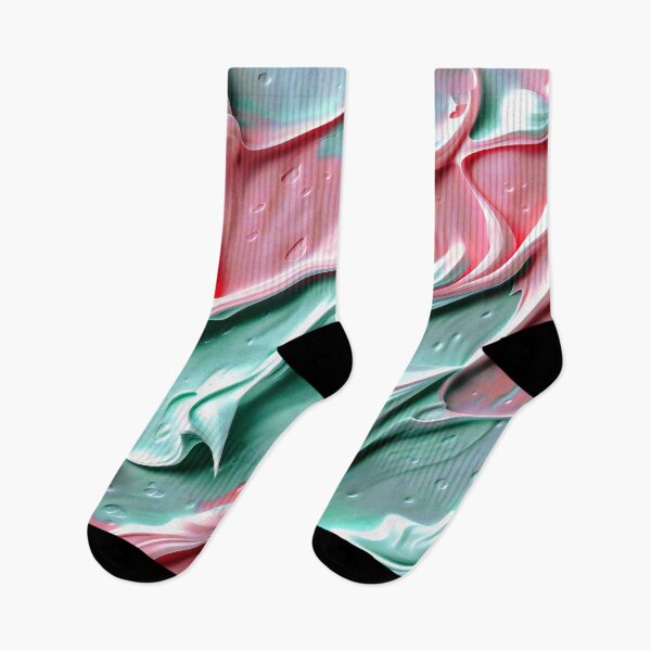 Item preview, Mint Green And Pink Peppermint Cream Abstract Swirls  designed and sold by DEC02.