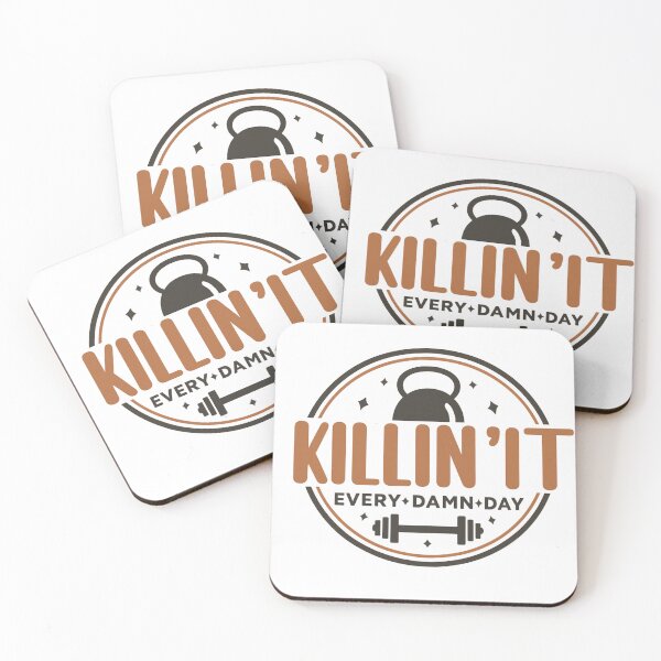 Item preview, Motivational Fitness Quote Circle Badge - Killin' It Every Day designed and sold by haitrieuic96.