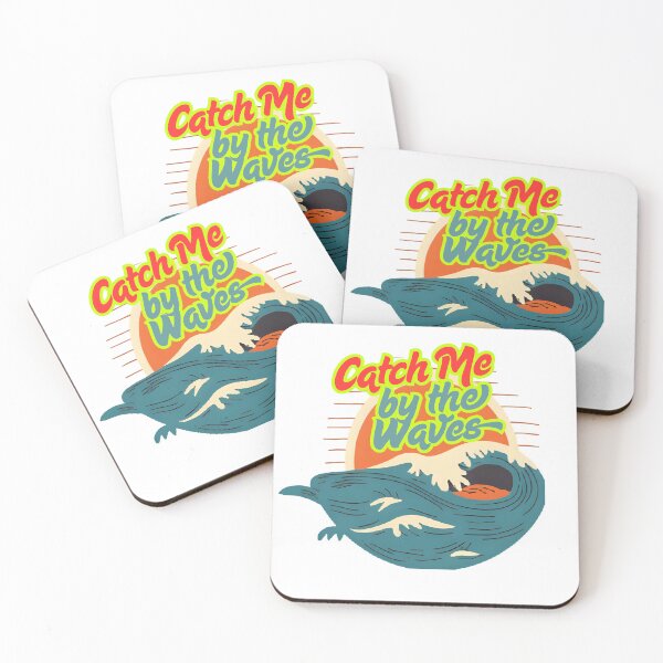 Item preview, Catch Me by the Waves Retro Surfboard Ocean Sunburst designed and sold by prsagar01.