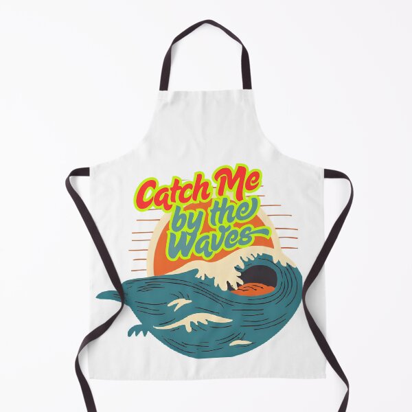 Item preview, Catch Me by the Waves Retro Surfboard Ocean Sunburst designed and sold by prsagar01.