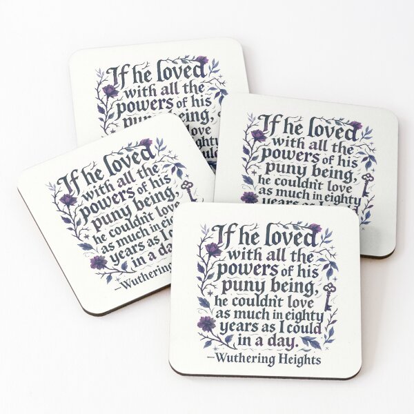 Item preview, He Couldn't Love as Much in Eighty Years (Wuthering Heights) designed and sold by PJCPhotography.