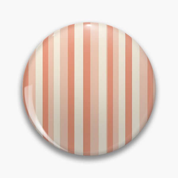 Item preview, Vintage Retro Vertical Stripe Mid Mod Cozy Boho Accent Piece    Terra Cota Cream designed and sold by Prints and Lifestyle.