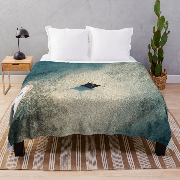 Item preview, Vitamin Sea Manta Ray Surf Art Print designed and sold by SurfolioPrints.