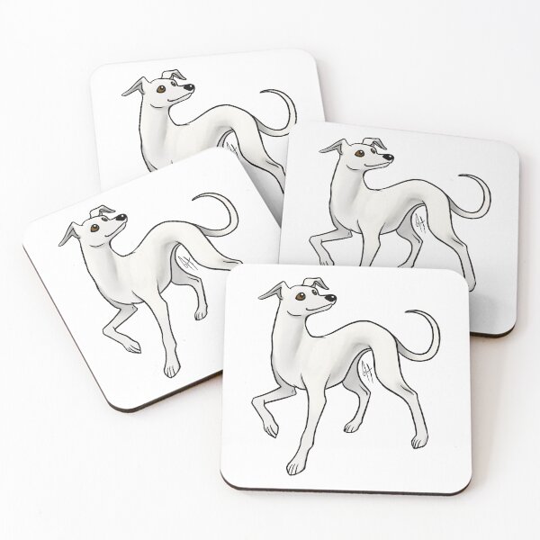 Item preview, Dog - Kaikadi - White designed and sold by Jennifer Stolzer.
