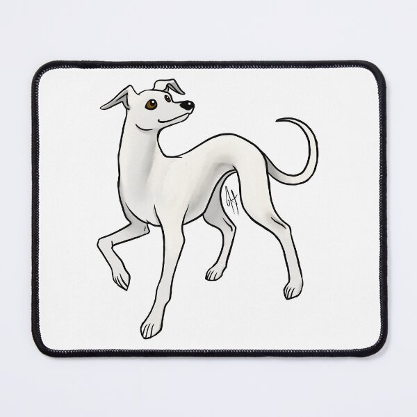 Item preview, Dog - Kaikadi - White designed and sold by Jennifer Stolzer.