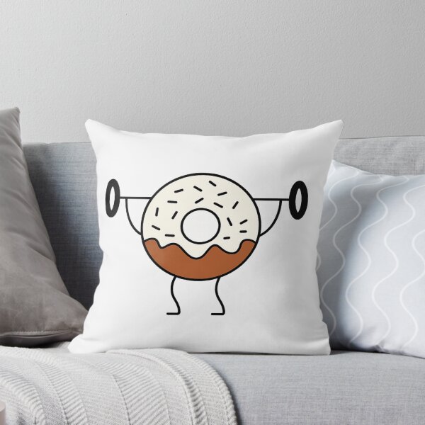 Item preview, Cute Donut Lifting Weights – Funny Workout Dessert Art designed and sold by haitrieuic96.
