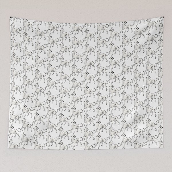 Item preview, Dog - Kaikadi - White designed and sold by Jennifer Stolzer.