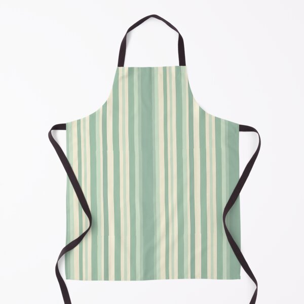 Item preview, Vintage Retro Vertical Stripe Mid Mod Cozy Boho Accent Piece   Mint Green Cream designed and sold by Prints and Lifestyle.