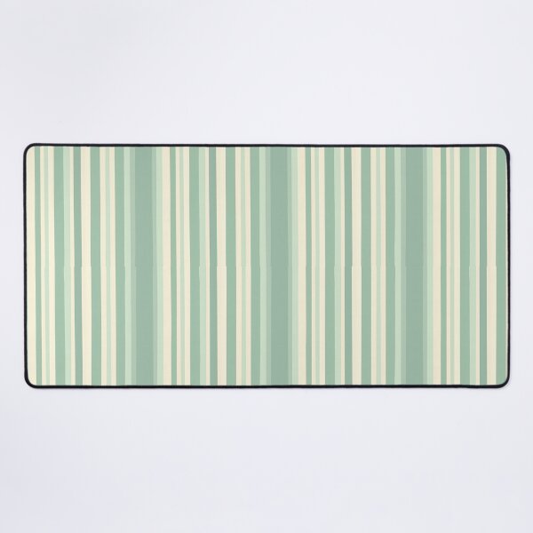 Item preview, Vintage Retro Vertical Stripe Mid Mod Cozy Boho Accent Piece   Mint Green Cream designed and sold by Prints and Lifestyle.