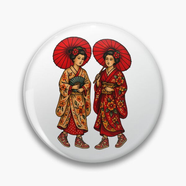 Item preview, “Edo Drip” – Geisha Walk in Kicks designed and sold by meltydripshop.