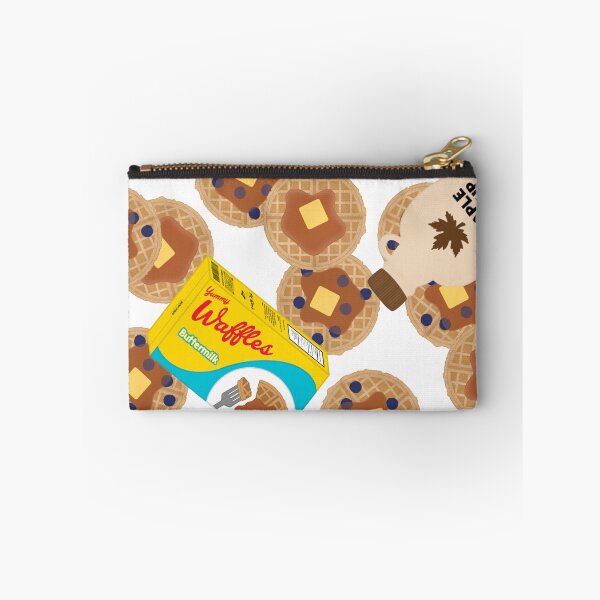 Item preview, Box of Waffles Maple Syrup Butter Blueberries On White designed and sold by MBeesShop.