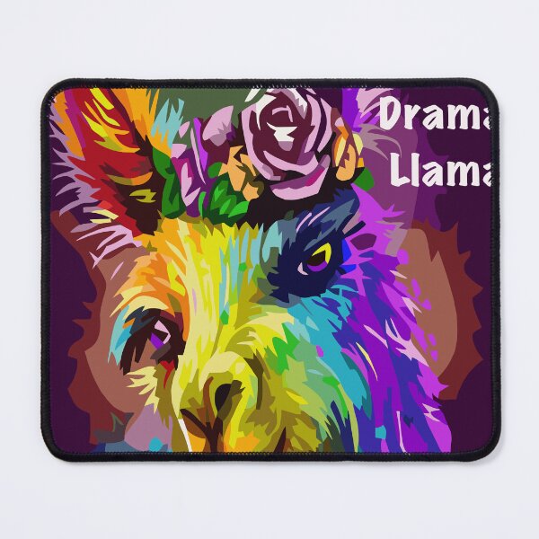 Item preview, Rainbow Drama Llama poster designed and sold by KayesHappyShop.