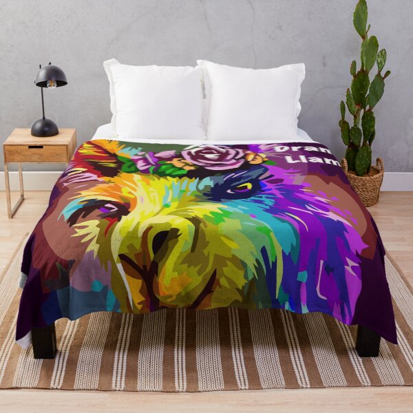 Item preview, Rainbow Drama Llama poster designed and sold by KayesHappyShop.