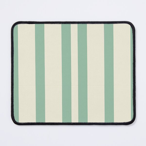 Item preview, Vintage Retro Vertical Stripe Mid Mod Cozy Boho Accent Piece    Mint Green Cream designed and sold by Prints and Lifestyle.