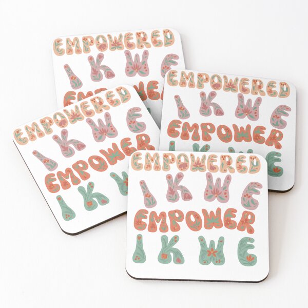 Item preview, Empowered Ikwe Floral Typography designed and sold by NenookaasiCo.